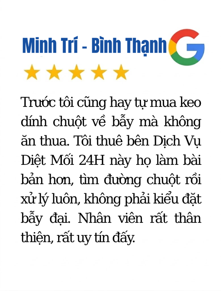 Đánh giá của Anh Minh Trí, Bình Thạnh