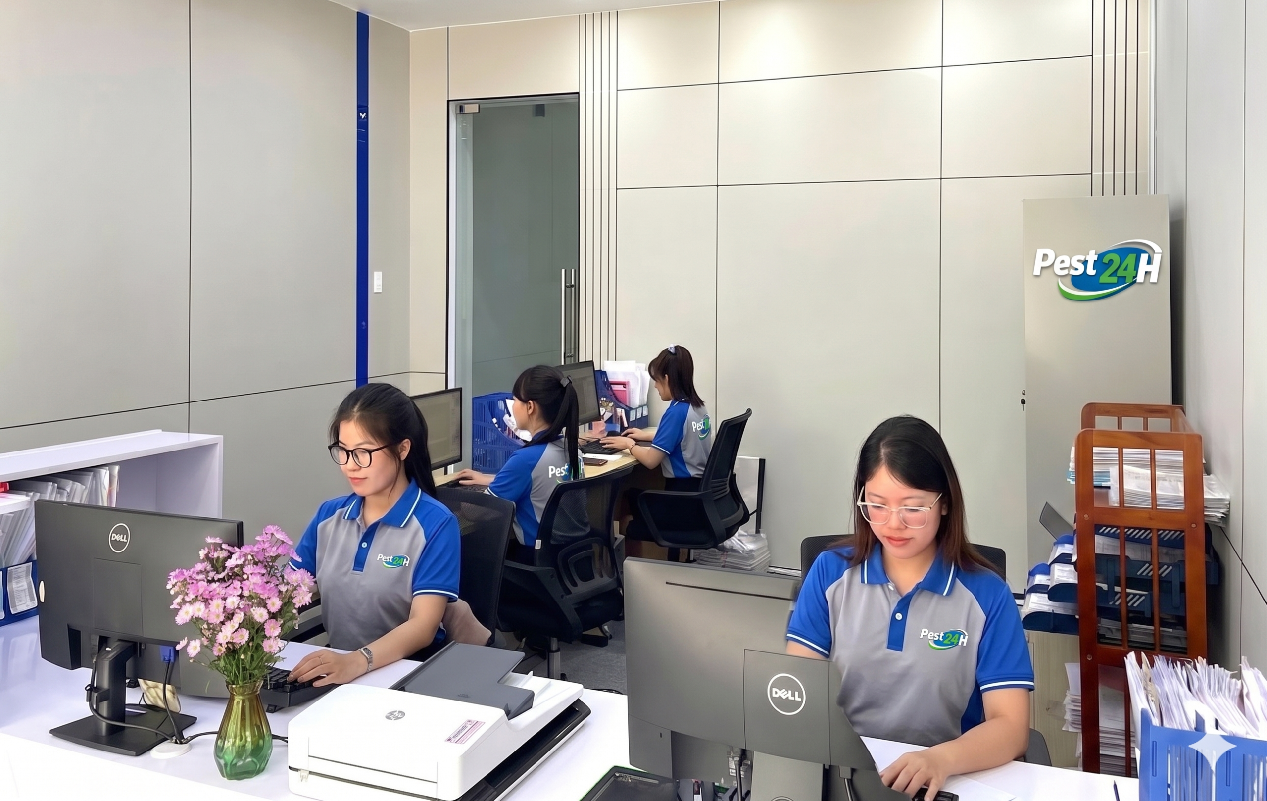 Nhân viên phản hồi nhanh chóng – hỗ trợ kịp thời – xử lý tận nơi cho mọi yêu cầu của khách hàng